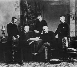 Братья Чайковские (фото 1890 года)