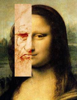 Производные изображений Мона Лиза и Леонардо да Винчи