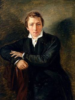 Генрих Гейне, немецкий поэт, публицист и критик (1831, портрет работы Морица Даниэля Оппенгейма)