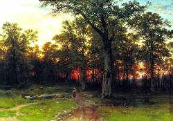 Лес вечером (1868-1869 гг.)